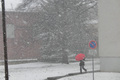 Schneeschauer und Sonne