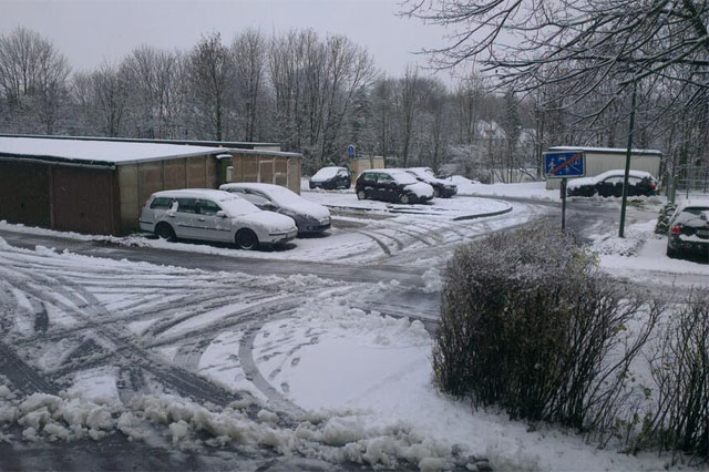 Erster Schnee am Mittwoch