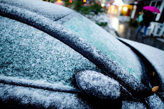 Schnee bis ins Flachland