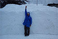 Alpen mit 2 Meter Neuschnee