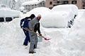 Alpen mit 2 Meter Neuschnee